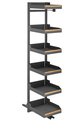 PLENO Maxi Standard Liro z drewnem 1900/ 450/ 6/ prawy/ antracyt