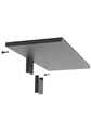PECASA półka metalowa/ 550x250/ czarna