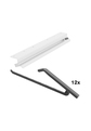 PECASA - profil z 12 wieszakami na spodnie/ dł.550 mm/ biały