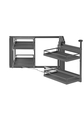 Magic Corner Comfort ARENA Style 900/ 450/ prawy/ antracyt