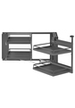 Magic Corner Comfort ARENA Style 1000/ 600/ prawy/ antracyt
