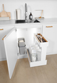 Pinello Inside Sink - do szafki pod zlew/ 320/ prawy/ biały