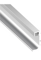 Listwa korytkowa pozioma L- LED komplet z osłonką/ 5000 mm/ surowe aluminium