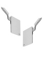 FREEslim flap/ 200-650/ 2.1-21.3 kg/ kpl. 2 szt./ szary