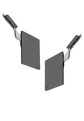 FREEslim flap/ 200-650/ 2.1-21.3 kg/ kpl. 2 szt./ antracyt
