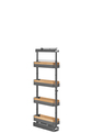 DISPENSA Liro z drewnem 1200-1600/ 200/ 4/ antracyt
