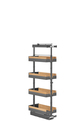 DISPENSA Liro z drewnem 1200-1600/ 300/4/ antracyt