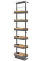 DISPENSA Liro z drewnem 1900-2300/ 300/ 6/ antracyt