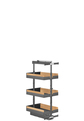 DISPENSA Liro z drewnem 900-1200/ 400/ 3/ antracyt