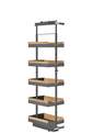 DISPENSA Liro z drewnem 1600-1900/ 400/ 5/ antracyt