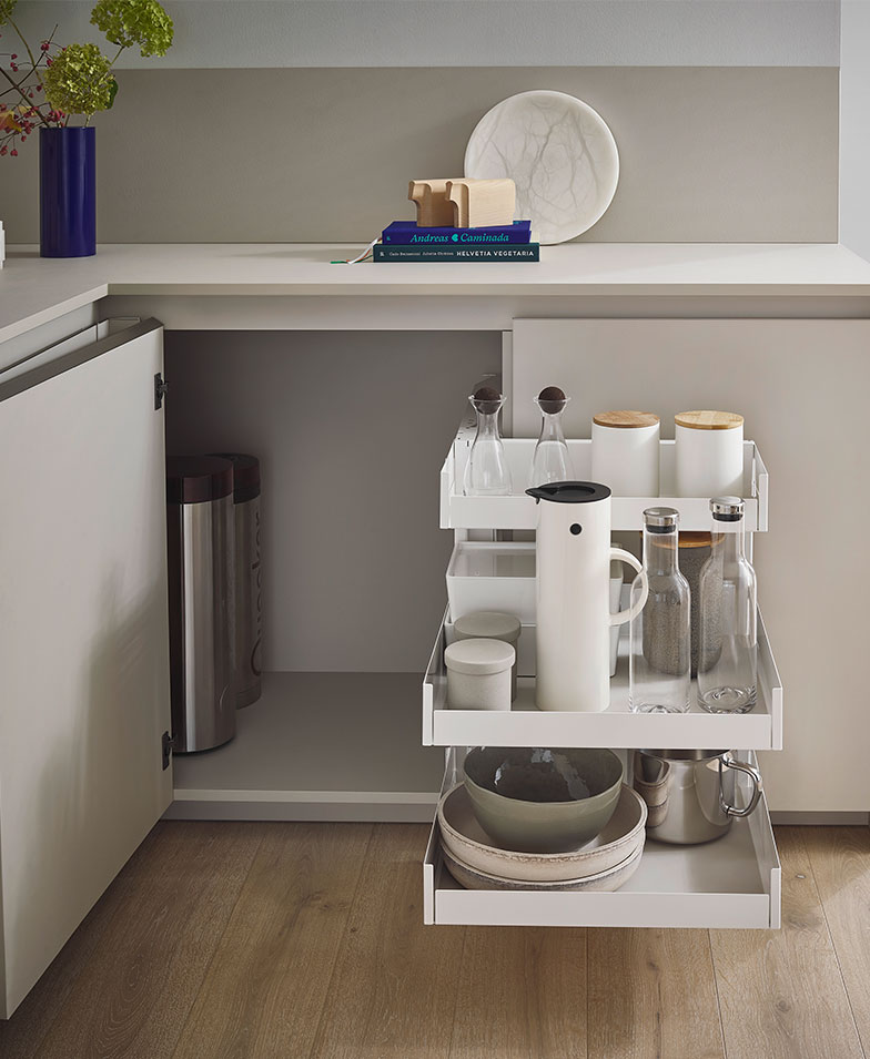 Nowoczesny system do narożnika Magic Corner Lite
