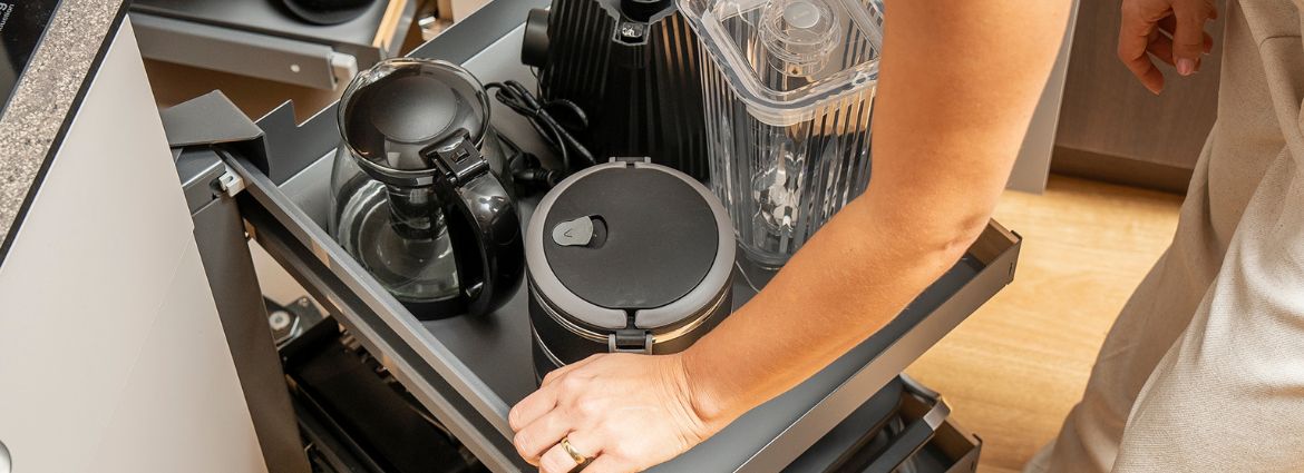 System do szafki narożnej Magic Corner Comfort w kuchni